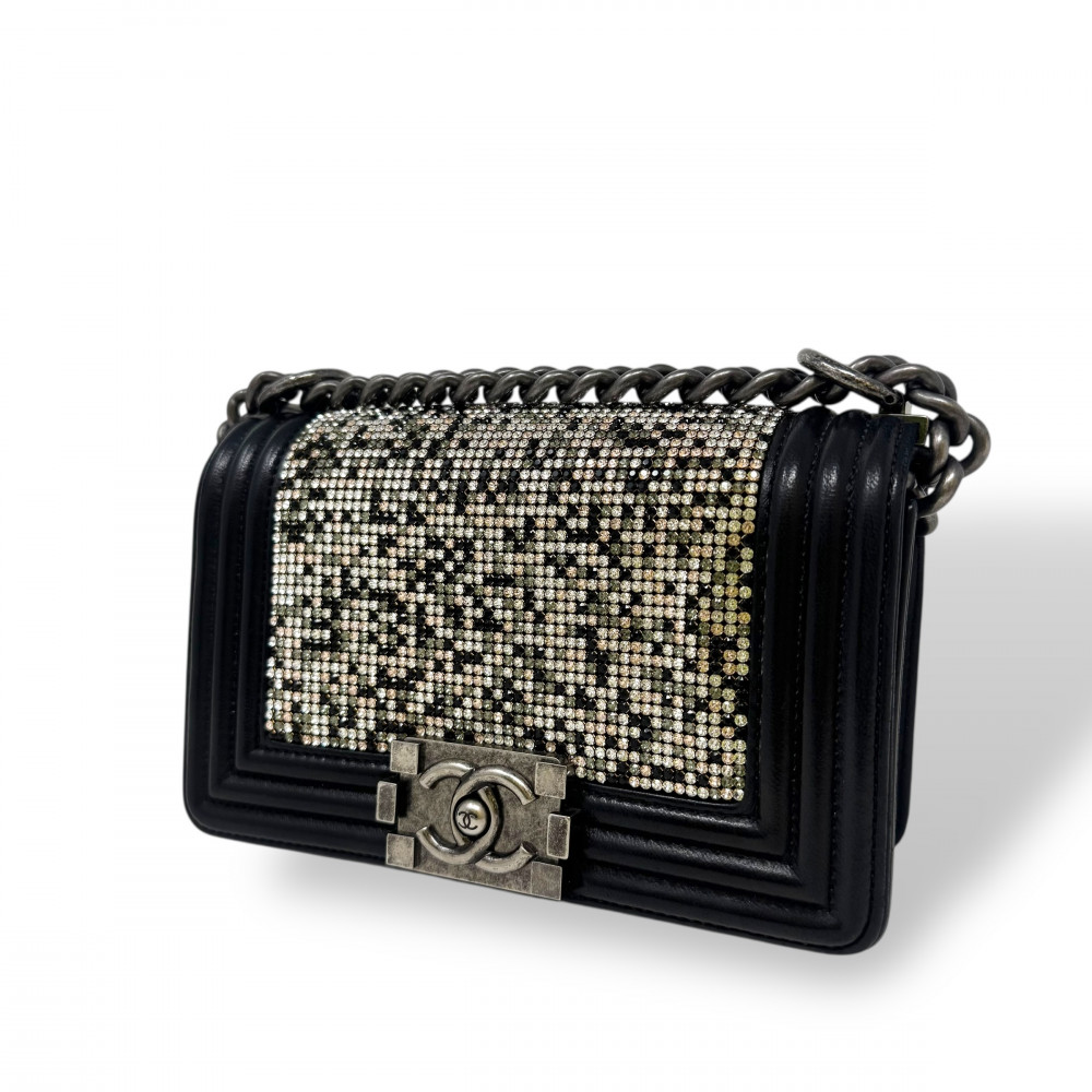 CHANEL BOY MINI SWAROSKI