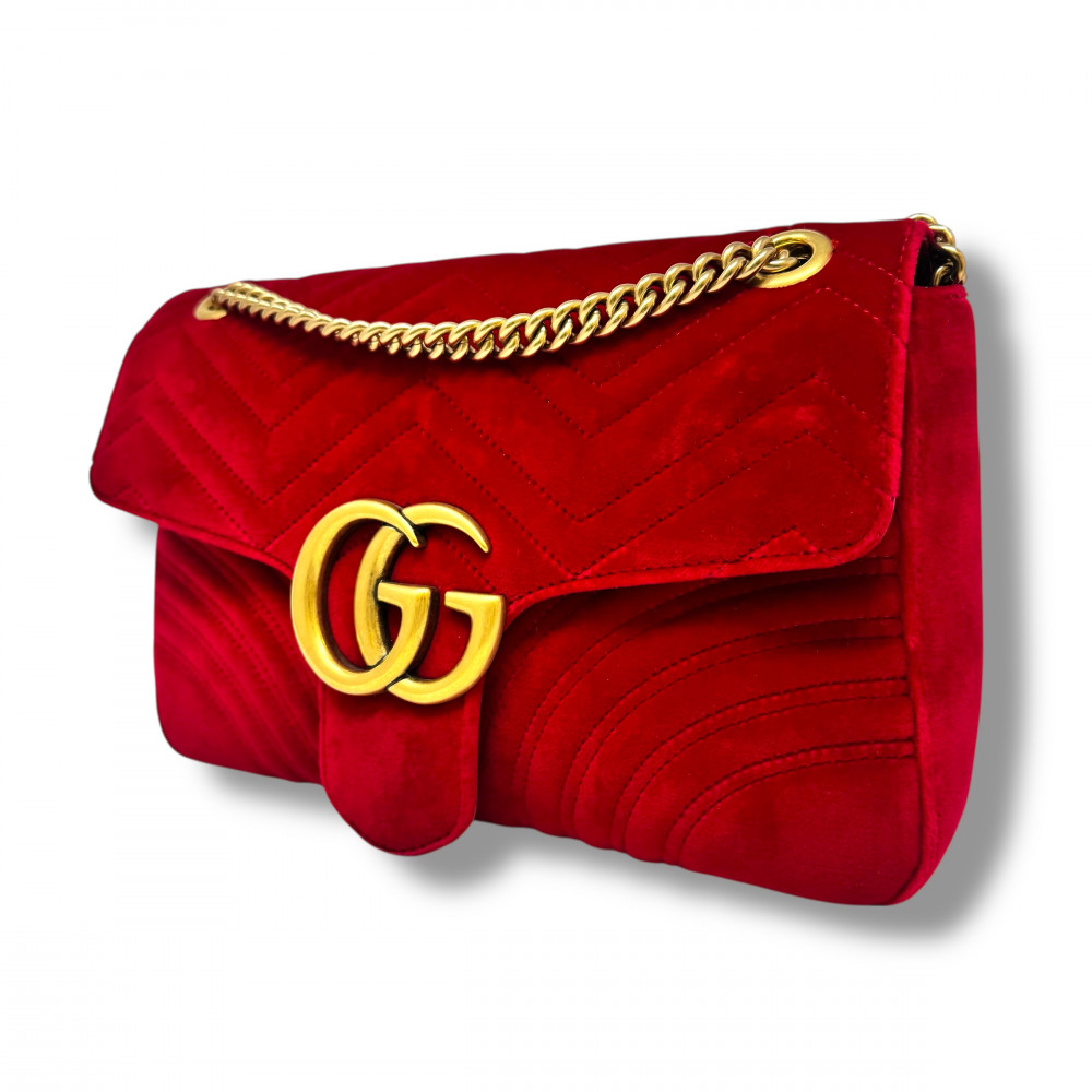GUCCI MARMONT VELLUTO ROSSA