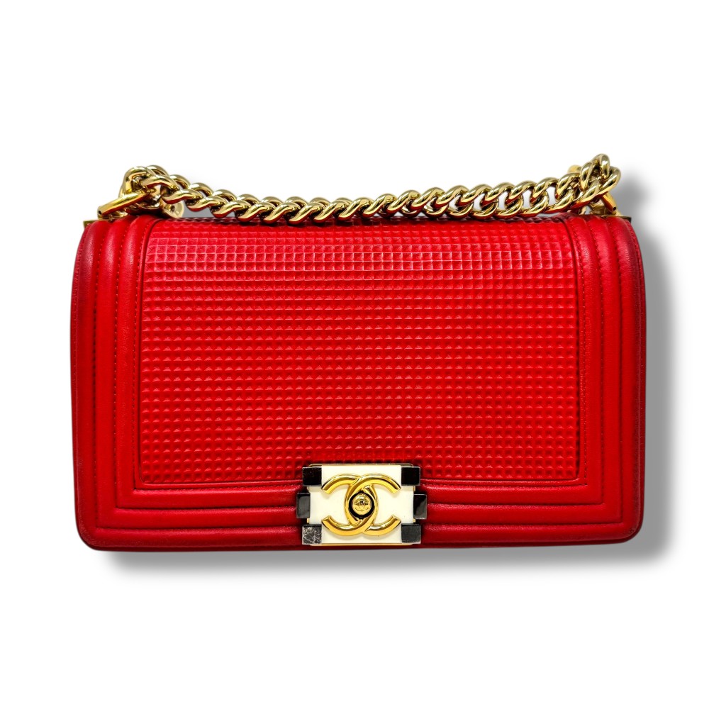 CHANEL BOY MEDIUM COCO MARK...