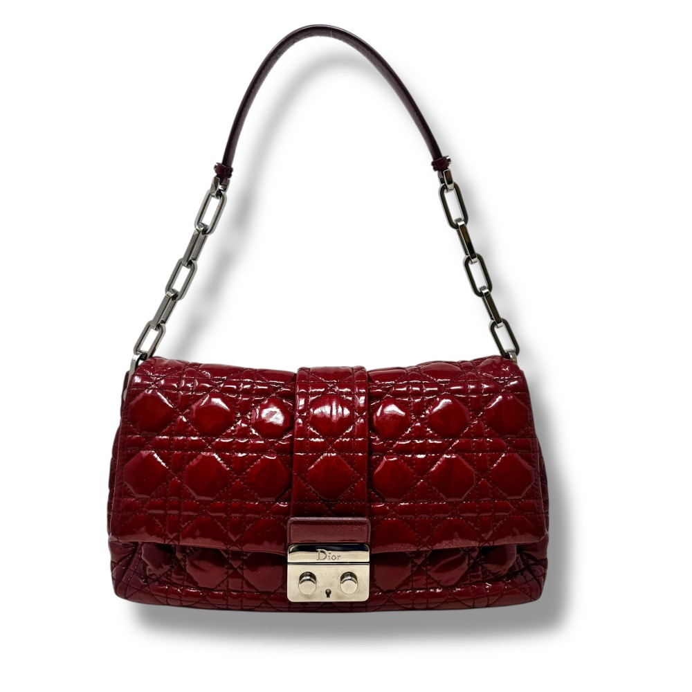 DIOR BORSA SHOULDER IN VERNICE