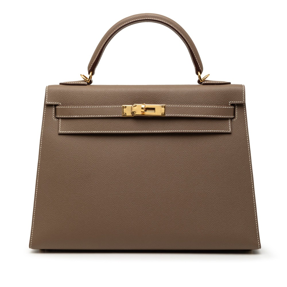 SAC KELLY HERMÈS ETOUPE 32