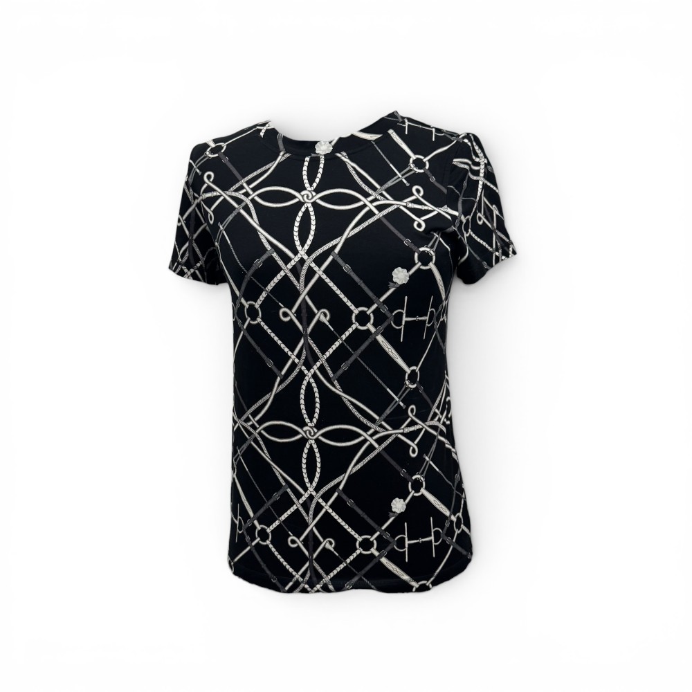 HERMÈS T-SHIRT CHAIN PRINTED