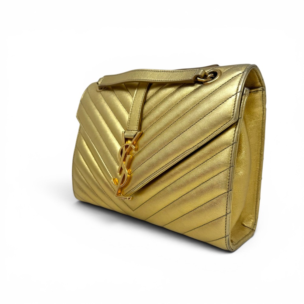 SAINT LAURENT EVENLOPE GOLD