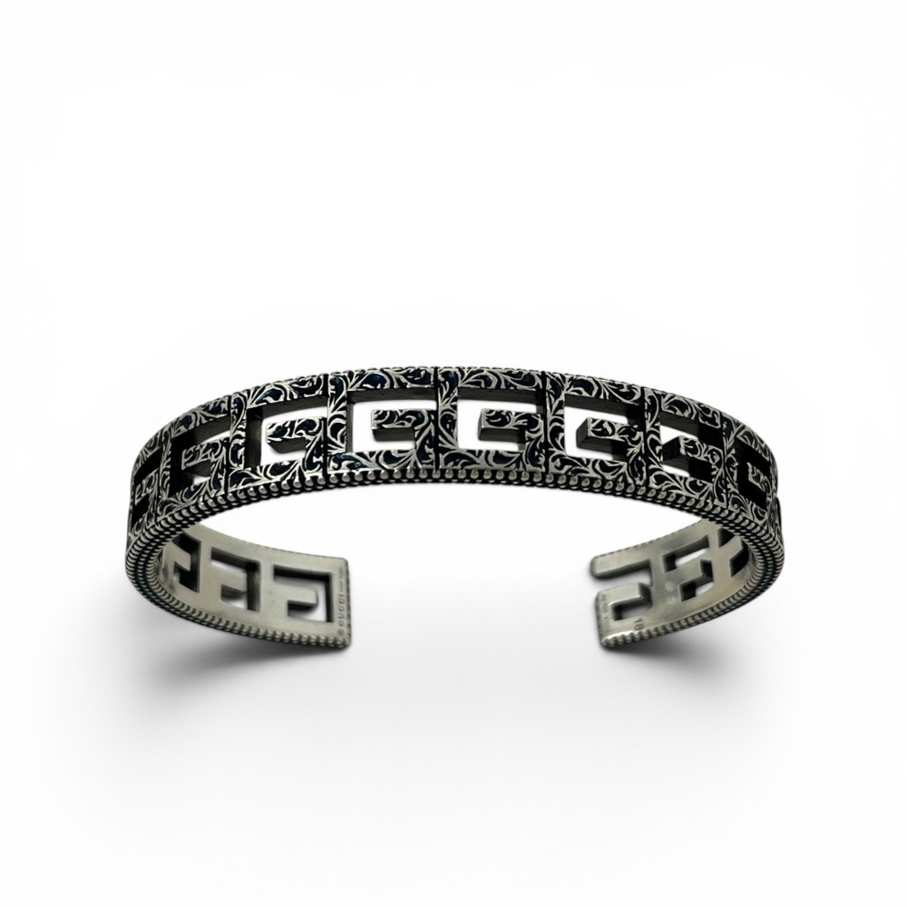 GUCCI BRACCIALE RIGIDO ARGENTO