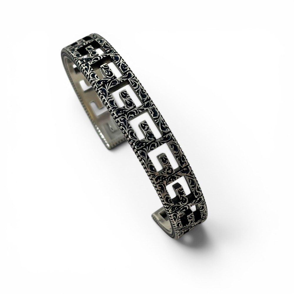 GUCCI BRACCIALE RIGIDO ARGENTO